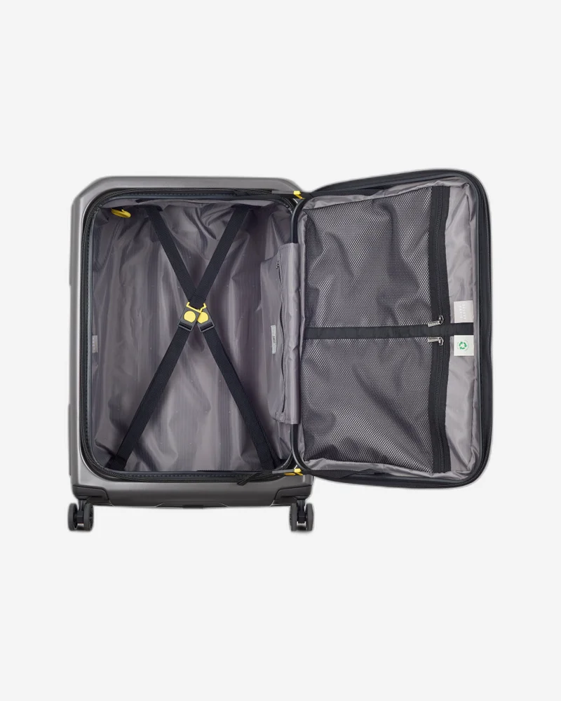 ديلسي _باريس securitime front opening 65 cm 4 double wheeled expandable check-in luggage trolley case - anthracite